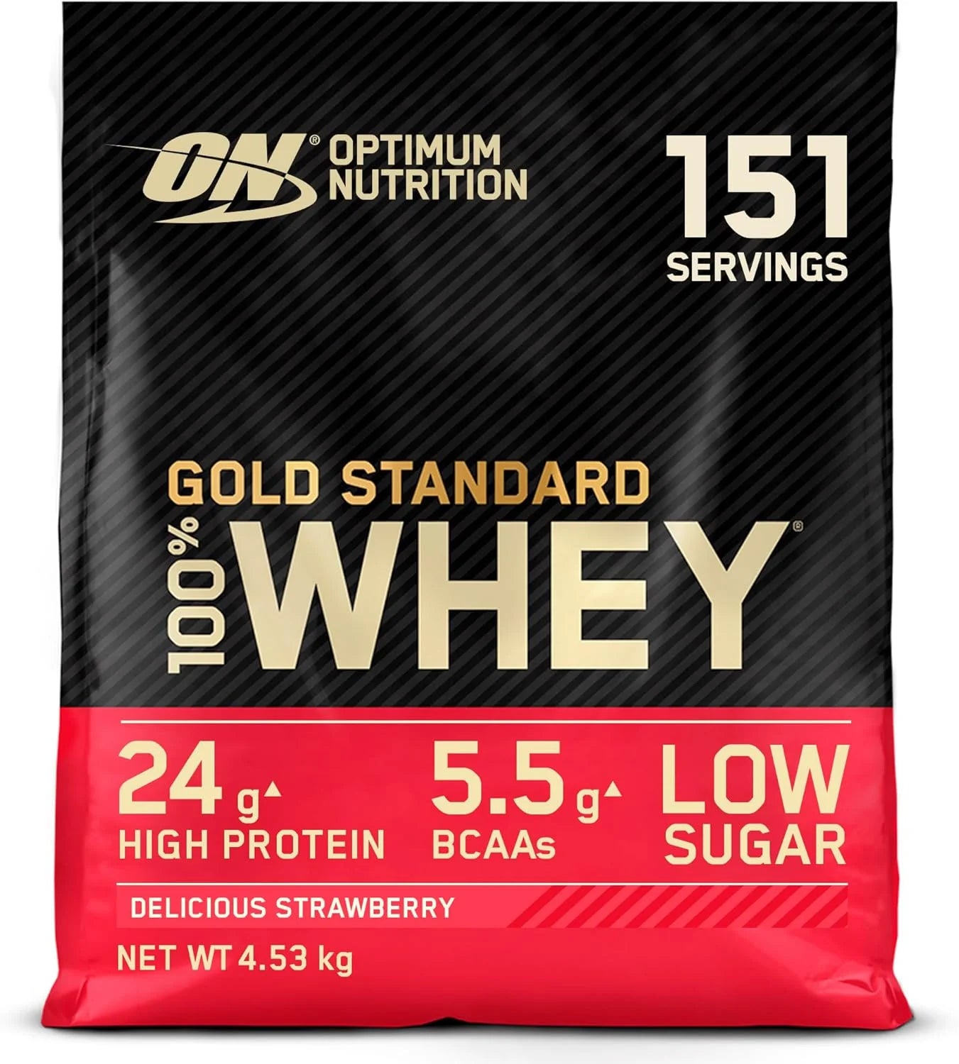 Optimum Nutrition Gold Standard 100 % vassleprotein, extrem mjölkchoklad, 900 g, 28 portioner, förpackningen kan variera(Strawberry/2-4.54kg)