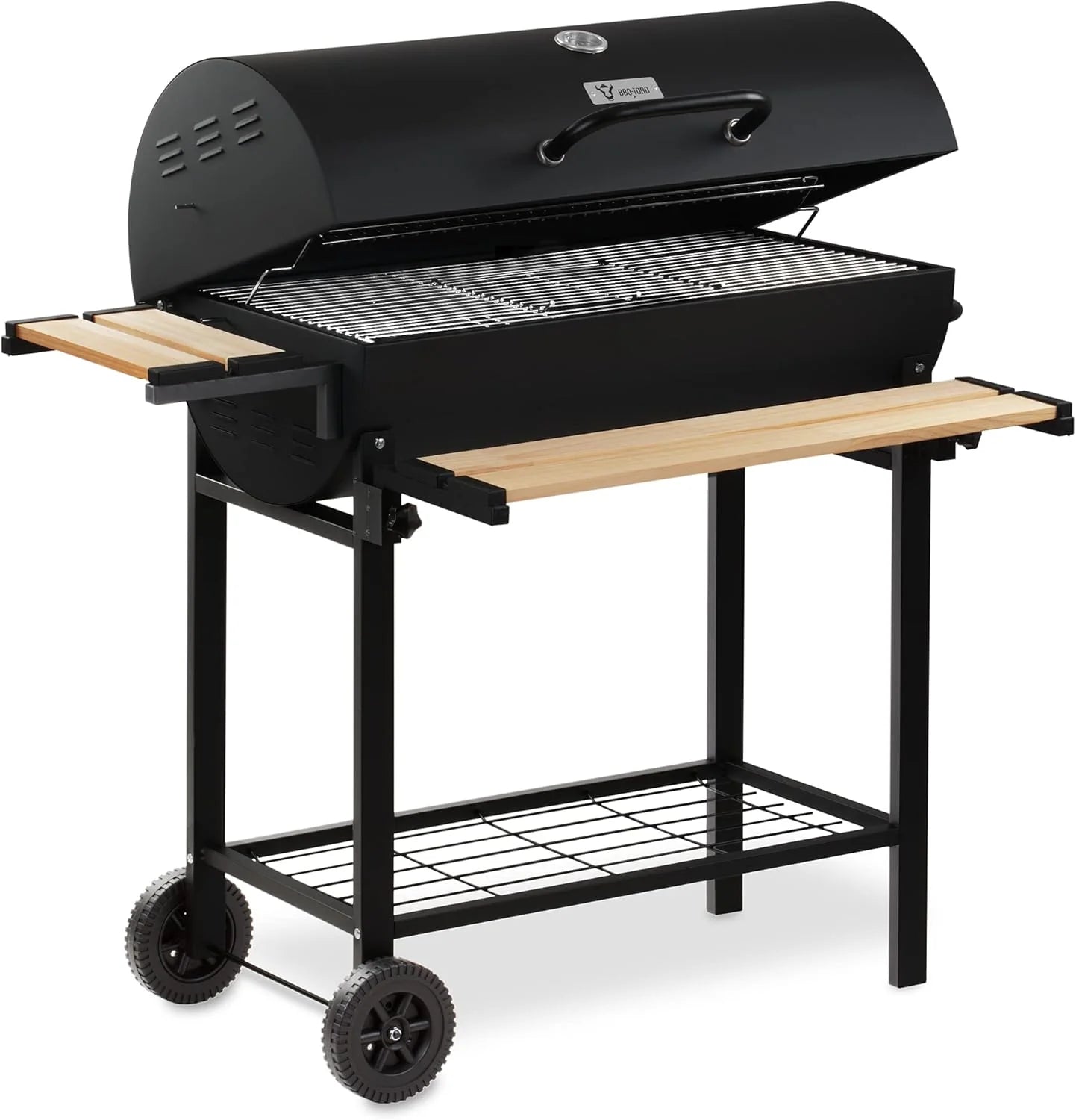 BBQ-Toro Kolgrill med lock, rökugn(simple)