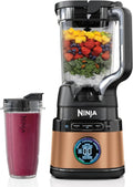 Ninja 2-i-1 Detect Power Mixer Pro och Single Portion, 1200W mixer med 2L kanna, 2 x 680 ml bägare, Mixa smoothies, Hacka grönsaker och mixa frysta drycker, Svart, TB301EU(2-in-1 Mixer Copper/Black  Copper)
