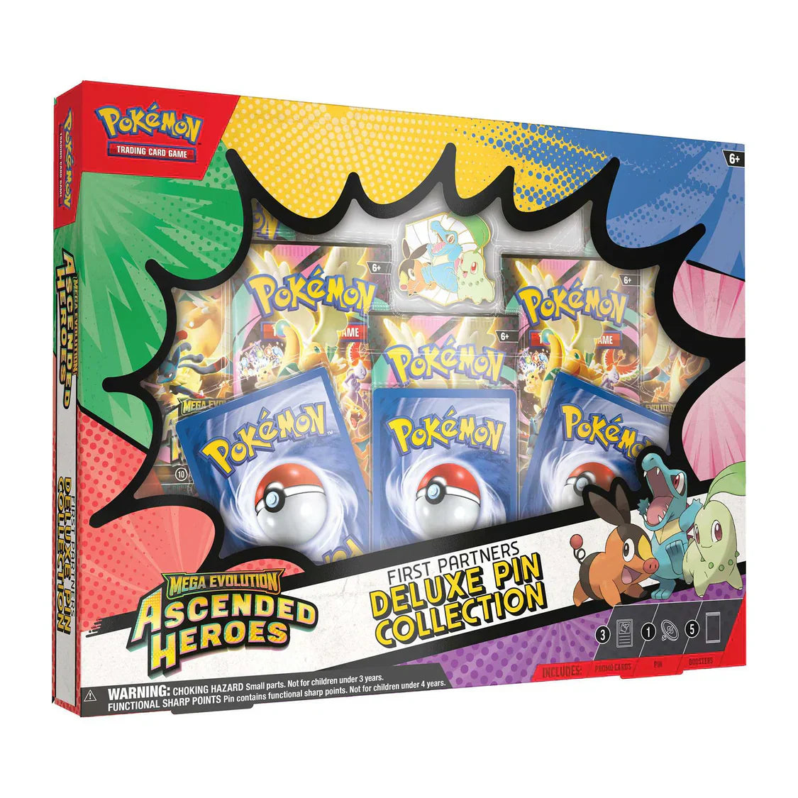 Pokémon Trading Card Game (TCG): Mega Evolution Ascended Heroes First Partners Pin Collection