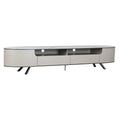 TV-möbler Home ESPRIT Vit Beige 220 x 42 x 41,5 cm
