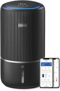Philips 3400-serien 2-i-1 luftrenare och luftfuktare, HEPA NanoProtect + aktivt kolfilter, hygienisk befuktning med 650 ml/h, CADR 300 m³/h för 88 m² (AC3421/13)(Dark Slate/up to 78m²)