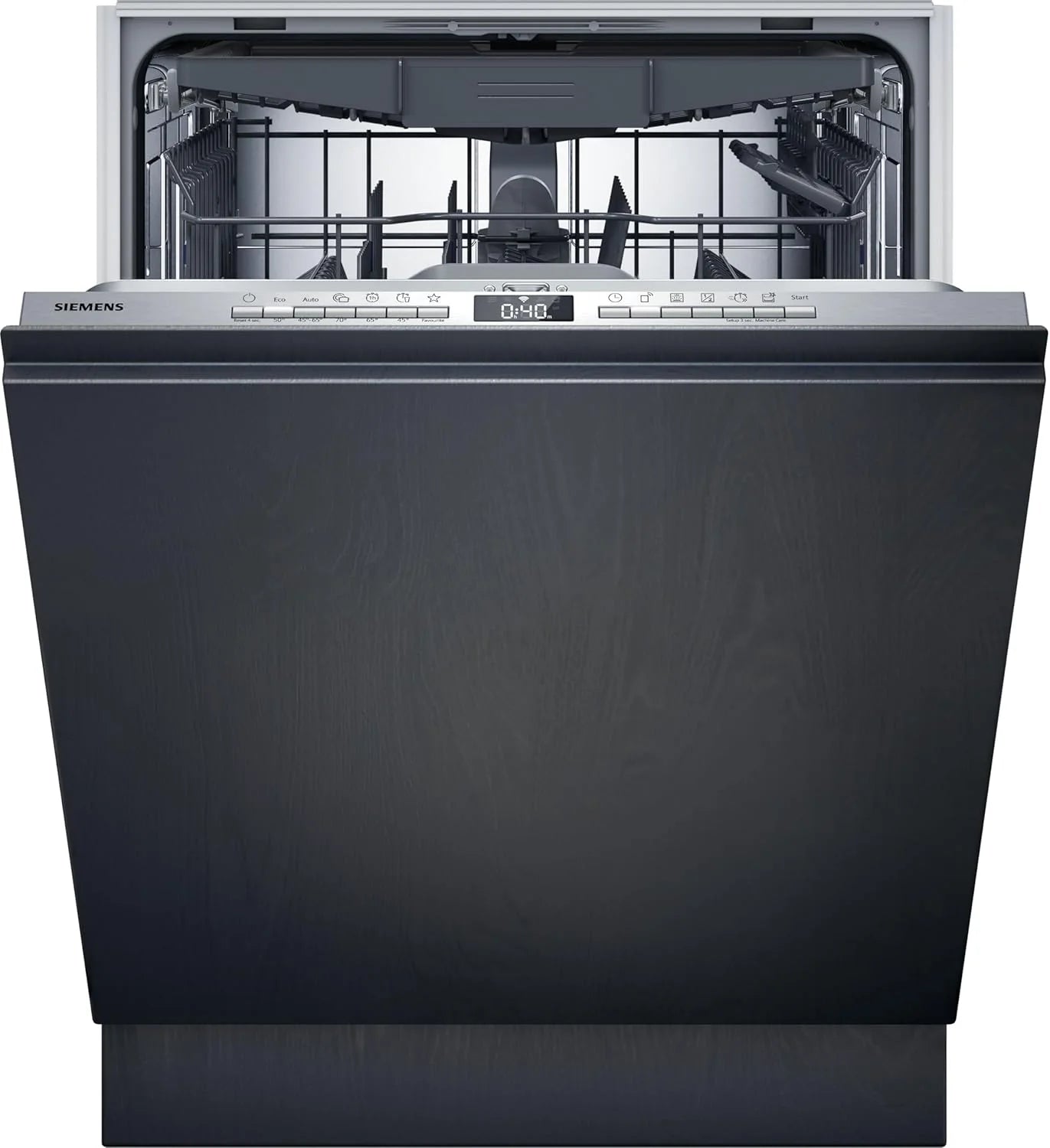 Siemens SN63EX06VE, iQ300 Smarter Geschirrspüler, Vollintegrierte Spülmaschine, 60 cm, Besteckschublade, Extra leise, varioSpeed, Automatische Türöffnung, Dreifach rackMatic, infoLight, intesiveZone(vollintegriert/energy class B/Iq300)