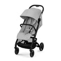 Cybex Gold Kinderwagen Beezy mit One-Pull Harness, Ab Geburt bis ca. 4 Jahre (max. 22 kg), Kompakt und ergonomisch, Magic Black (Schwarz mit schwarzem Rahmen)(Mit One-Pull Harness/Kinderwagen/Fog Grey)