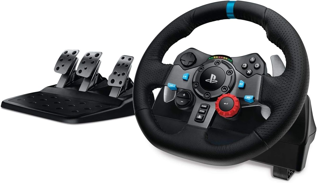 Logitech G29 Driving Force Racing Wheel For Playstation®4, Playstation®3 And Pc, Kierownica Wyścigowa Do Konsoli Playstation I Komputera, Playstation®5/Playstation®4/Playstation®3/Pc - Czarny ,941-000112(Playstation | PC)