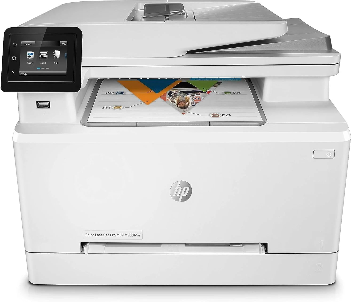 HP Color LaserJet Pro MFP 3302fdwg Multifunktions-Farblaserdrucker, Fax, Automatischer beidseitiger Druck, Touchscreen, Wi-Fi, Ethernet, USB, HP Wolf Pro Security(Duplex/Drucken+Kopieren+Scannen+Faxen+WiFi/Vorgänger)