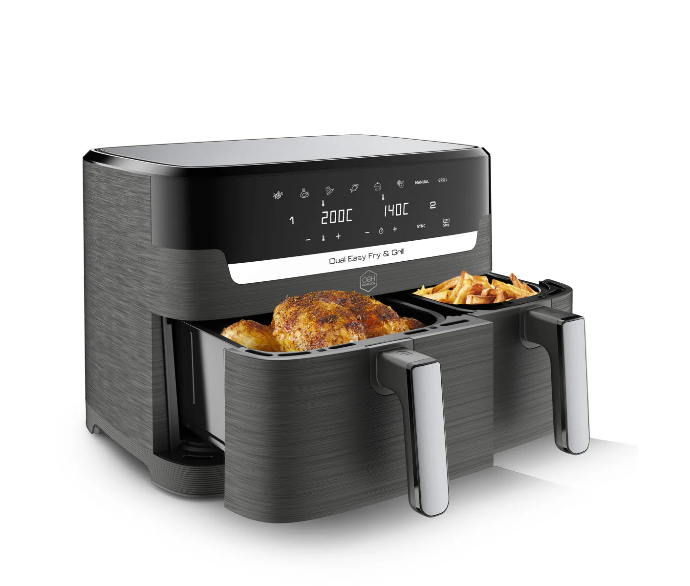 OBH Nordica Dual Easy Fry  Grill(Default Title)